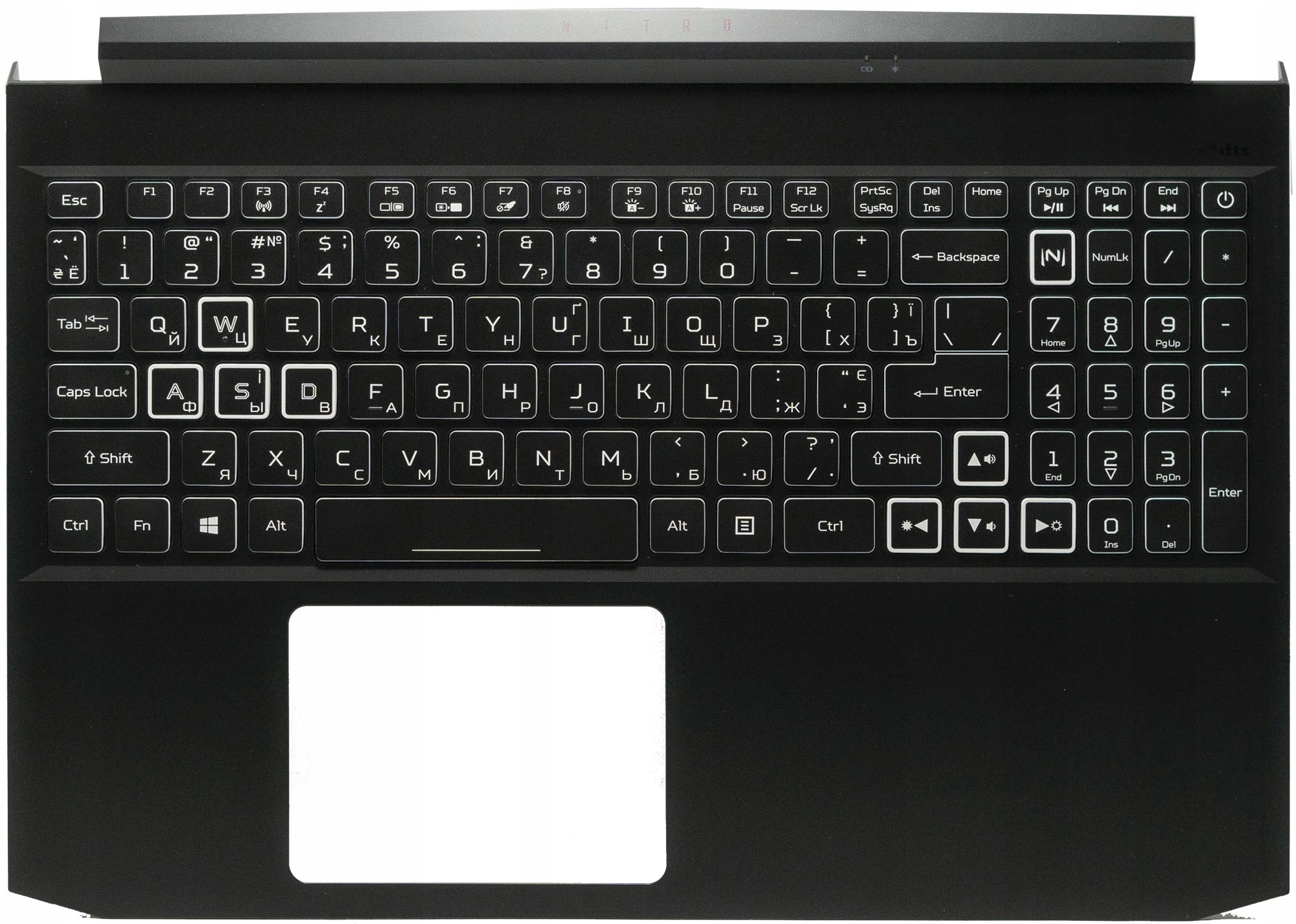Horná Klávesnica Palmrest 6B.QB2N2.009 Acer Nitro AN515-55