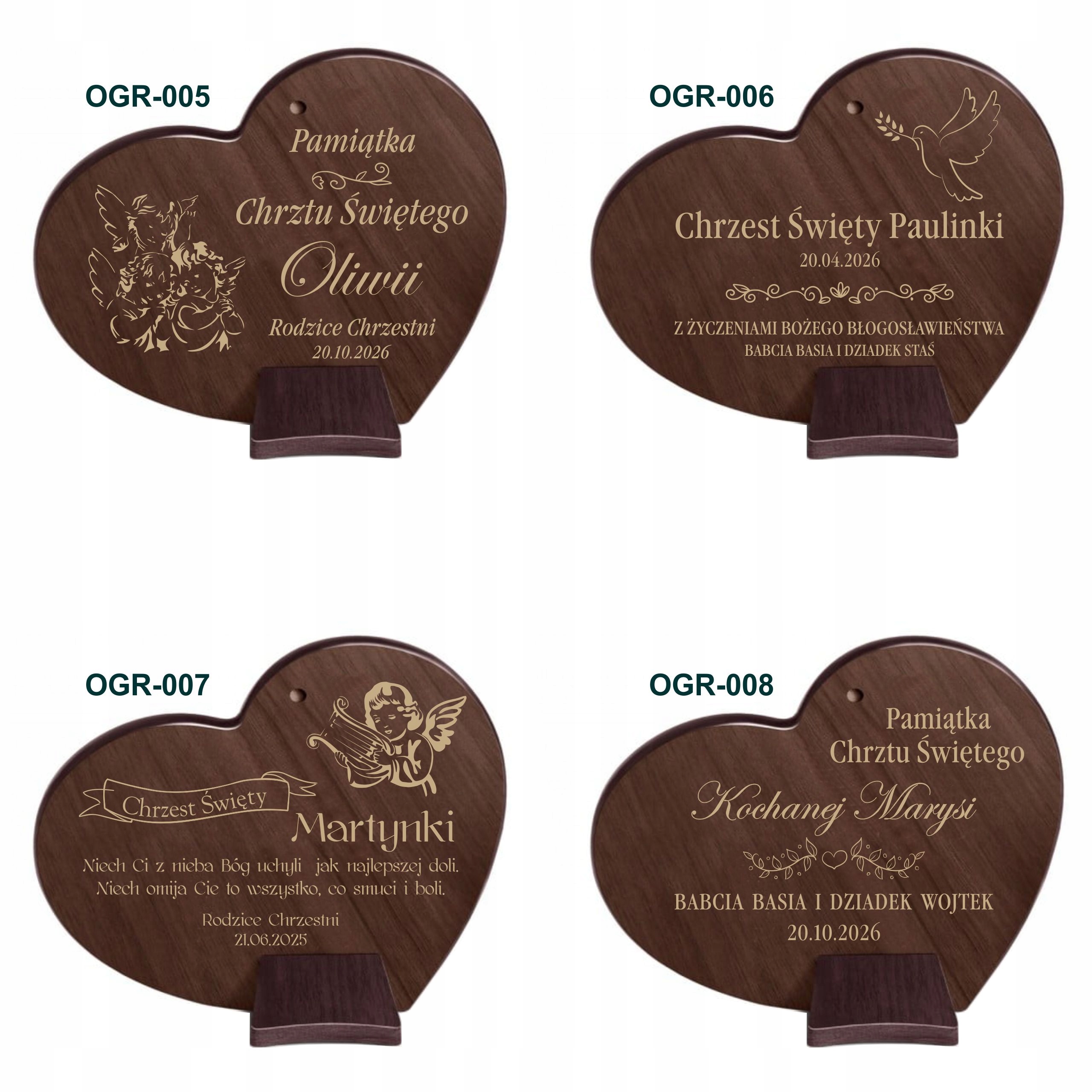 OBRAZEK Z ANIOŁKIEM PAMIĄTKA CHRZTU ŚWIĘTEGO PREZENT NA CHRZEST Z GRAWEREM Kolor srebrny