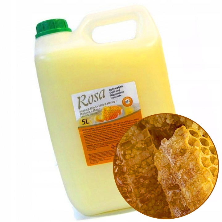 

Mydło W Płynie Rosa 5L antybakteryjne mleko i miód