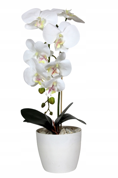 STORCZYK SZTUCZNY ORCHIDEA KWIATY SILIKONOWY