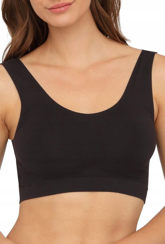

Biustonosz bezszwowy Gatta Sport Top | Czarny |XL