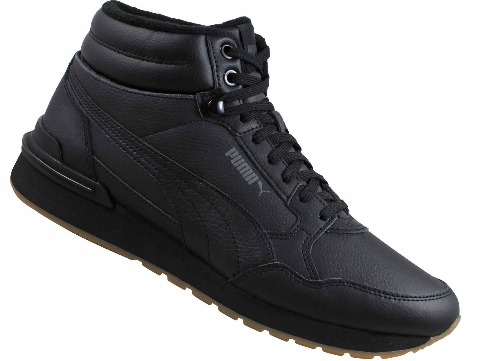Puma St Runner V4 MID 402893 02 Buty Męskie Czarne Wysokie Za Kostkę