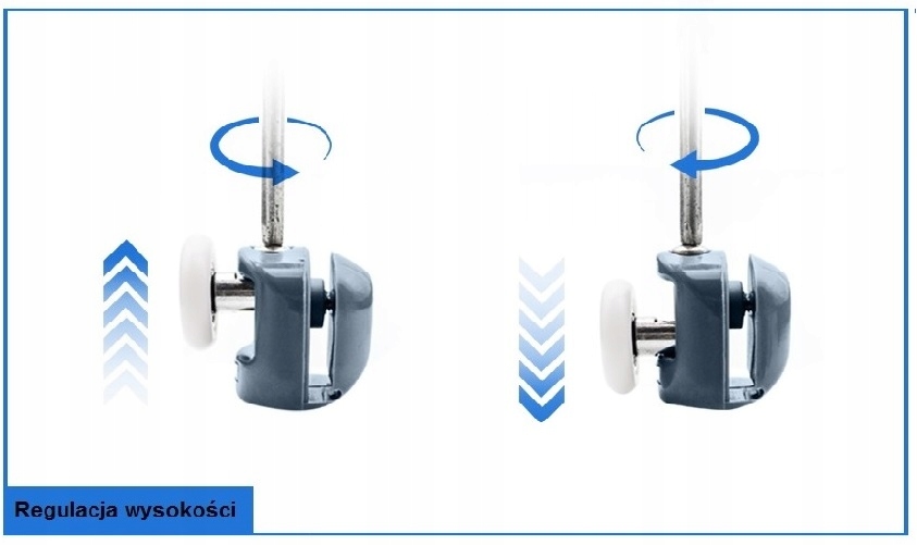 KOMPLET 8 ROLEK do Kabiny prysznicowej + GRATIS Liczba sztuk 25 szt.
