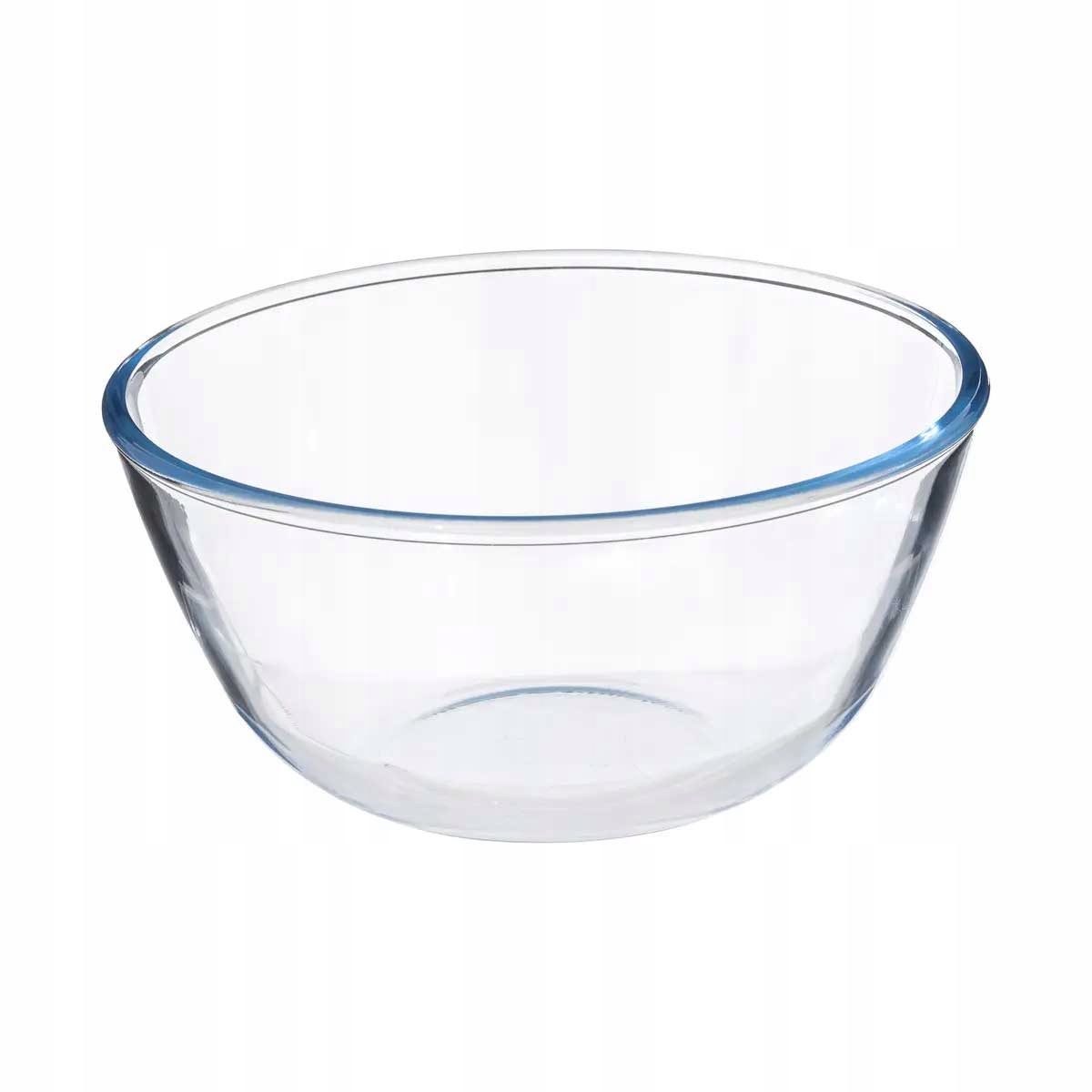 MISKA SZKLANA Z POKRYWKĄ, transparentne szkło 2,7L Kolor bezbarwny