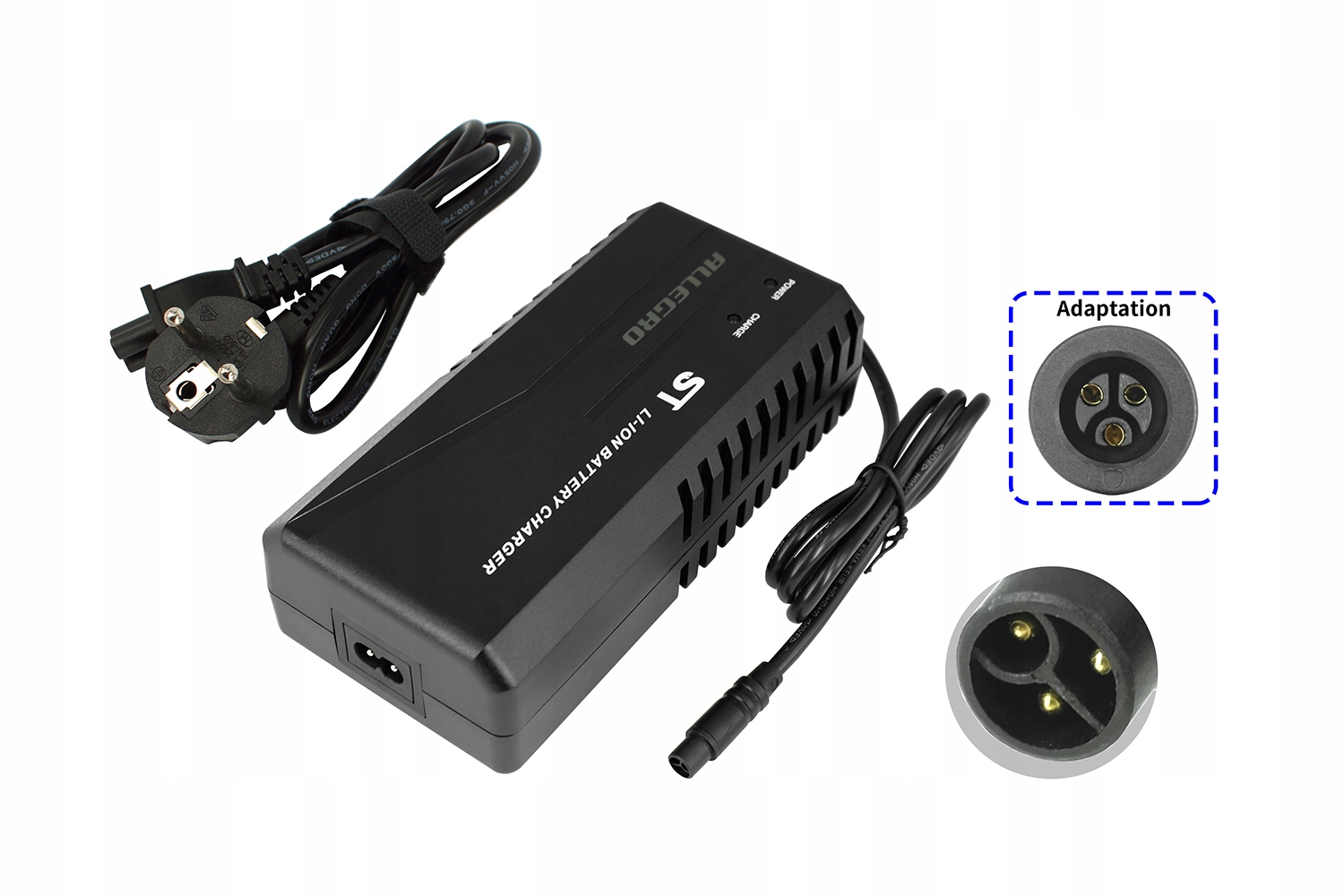 Ładowarka do roweru elektrycznego (e-bike) 2,5A do akumulatorów 48V