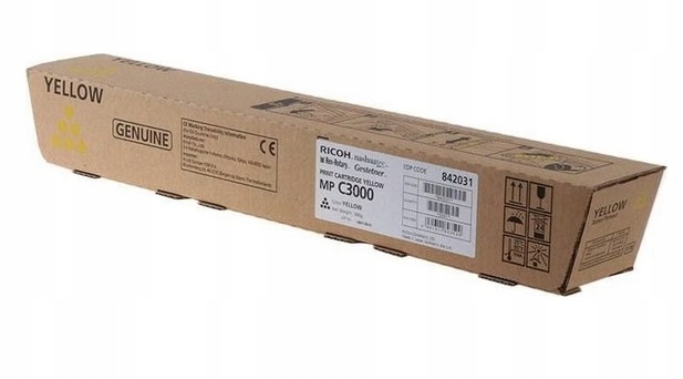Toner Ricoh Mp C3000 842031 884947 888641 Originál Yellow C2000 C2500