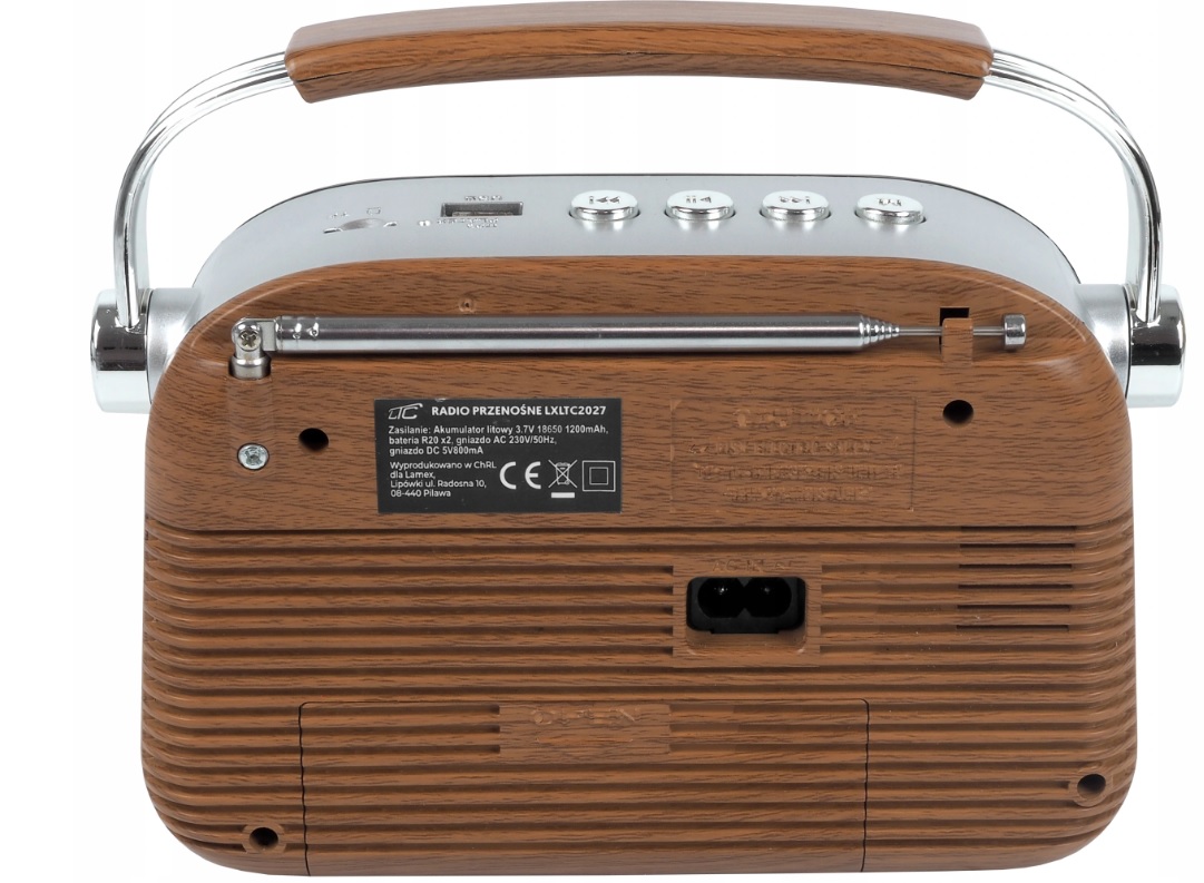 RADIO KUCHENNE AKUMULATOR PRZNOŚNE BLUETOOTH USB FM STYLOWE RETRO VINTAGE Radio AM FM SW
