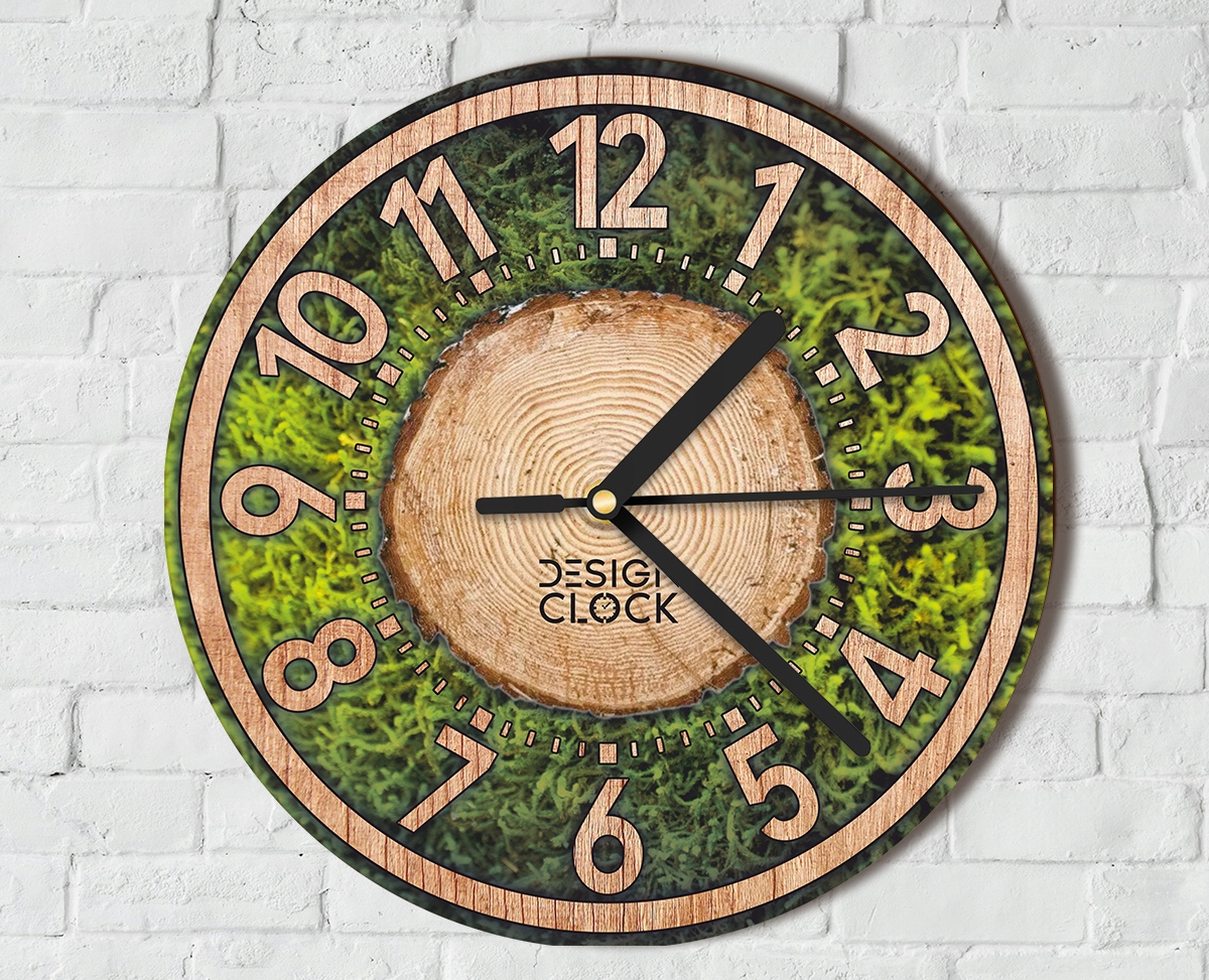 ZEGAR NA ŚCIANĘ ŚCIENNY DREWNIANY LOFT NOWOCZESNY RETRO CICHY 30cm prezent Typ ścienny