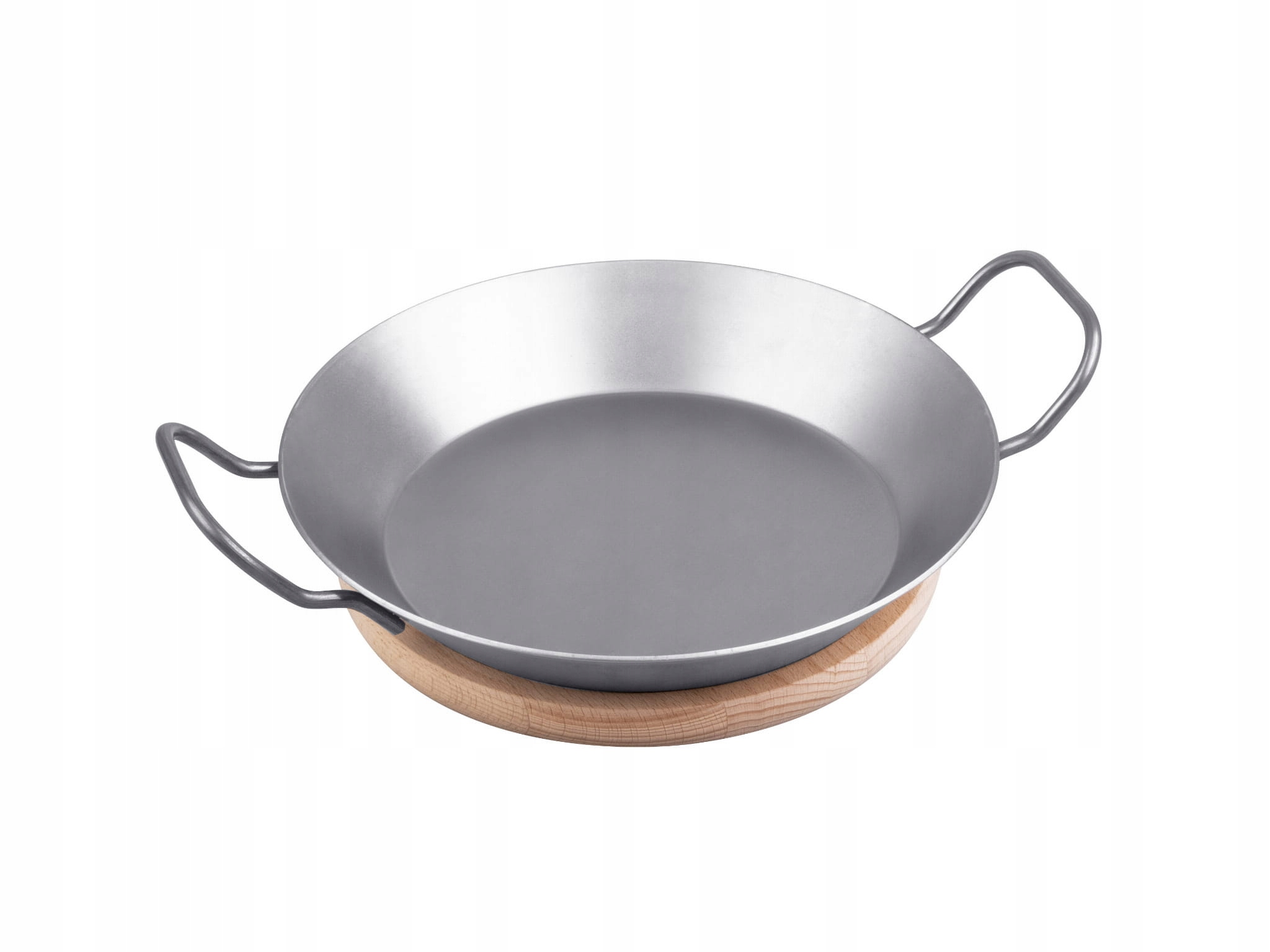 Železný wok s servírovacím prkénkem, průměr 24 cm