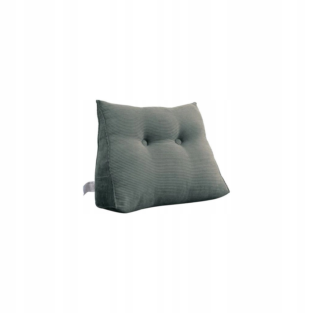 Manšestrová Polštář na čtení Šedá 60 cm