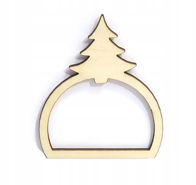 PIERŚCIEŃ NA SERWETKI OBRĄCZKA ŚWIĘTA CHOINKA MC32 Marka Scrapdesing