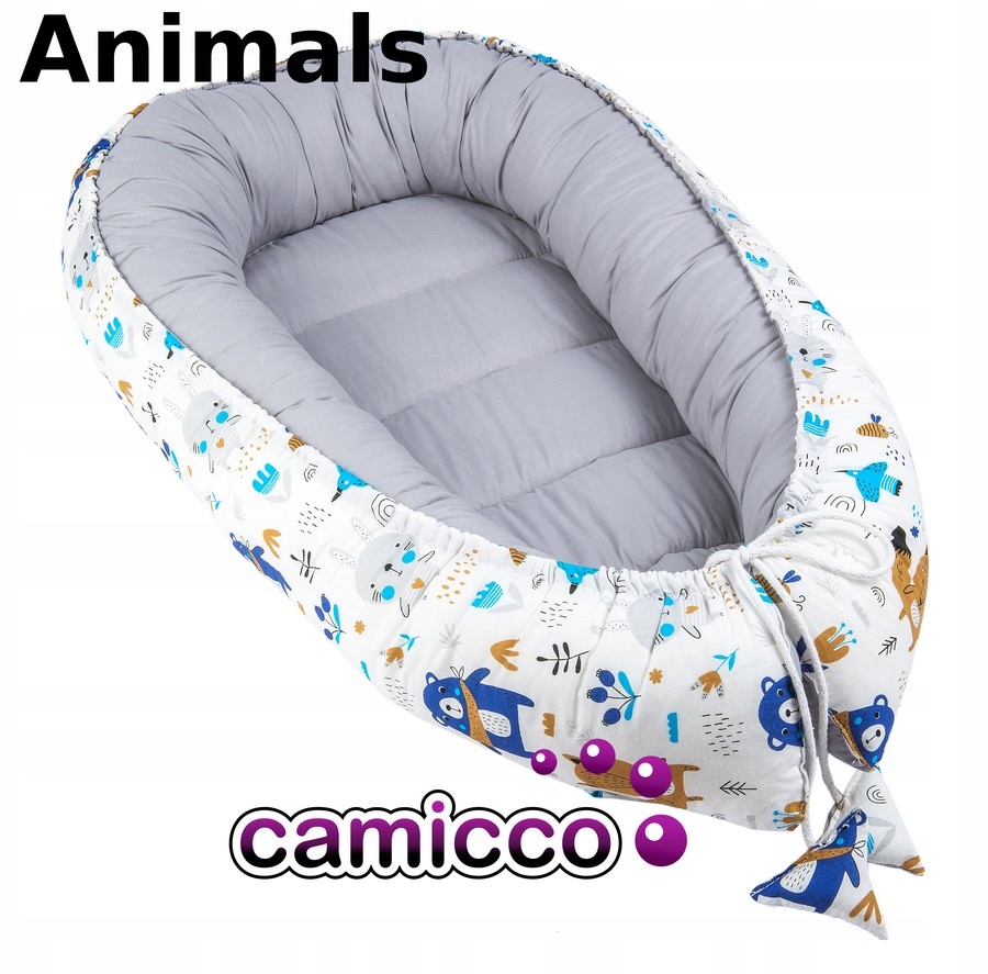 KOKON NIEMOWLĘCY GNIAZDKO KOJEC DUŻY 90x50 otulacz Bohater / Bajka brak