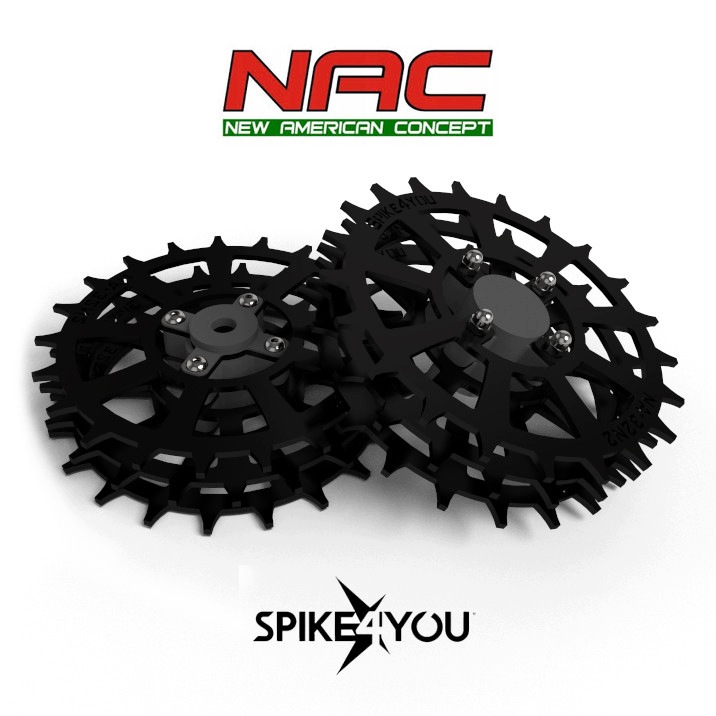 KO19 Kolesá pre robotickú kosačku Nac RLM600-FS, RLM300-FS nerezová oceľ 3 mm