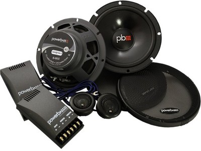 Systém automobilových reproduktorů 16,5 cm 165 mm Zelená Hora Powerbass S-60C