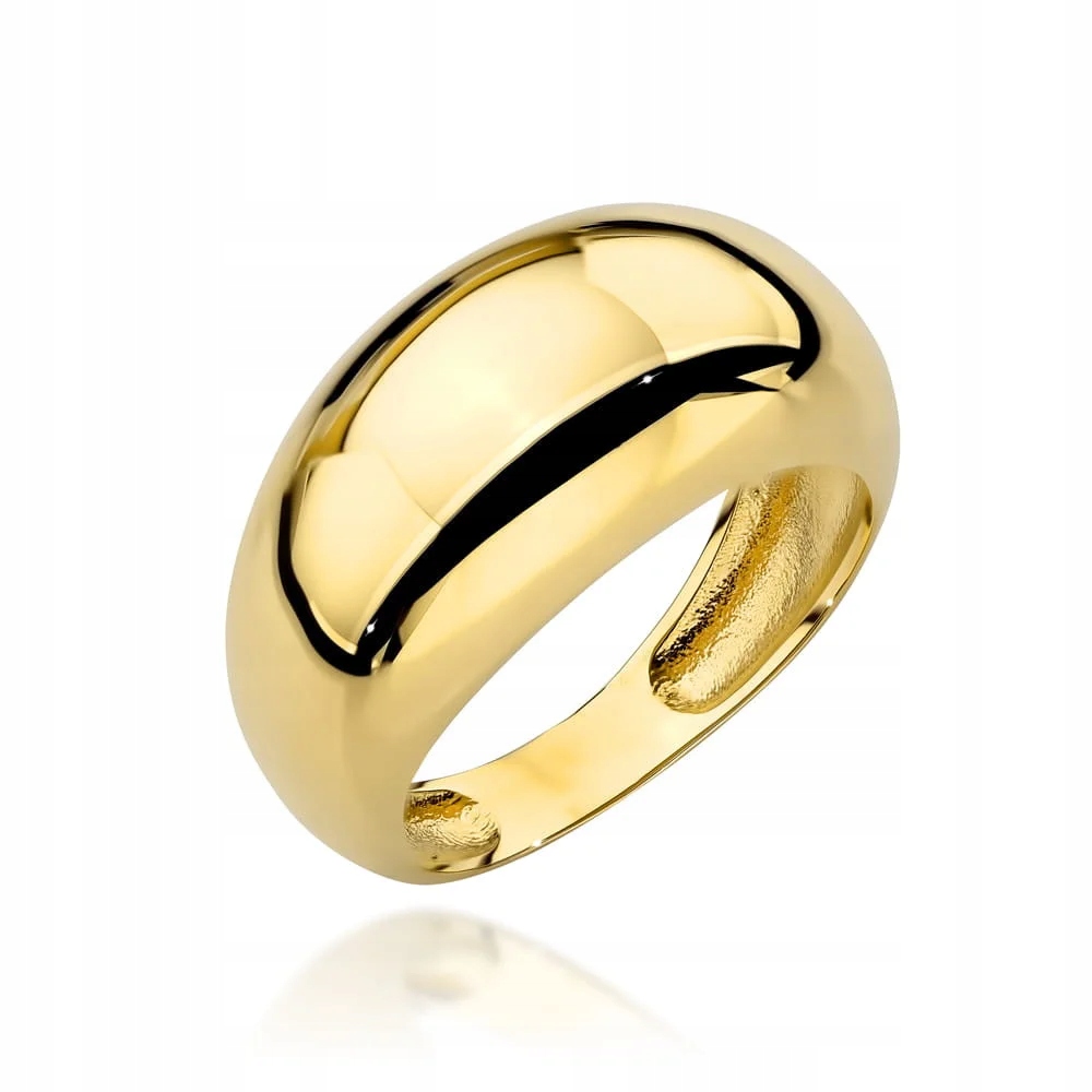 Prstýnek 585 14k elegantní bez kamene R11 3.83g vzor pro každý den