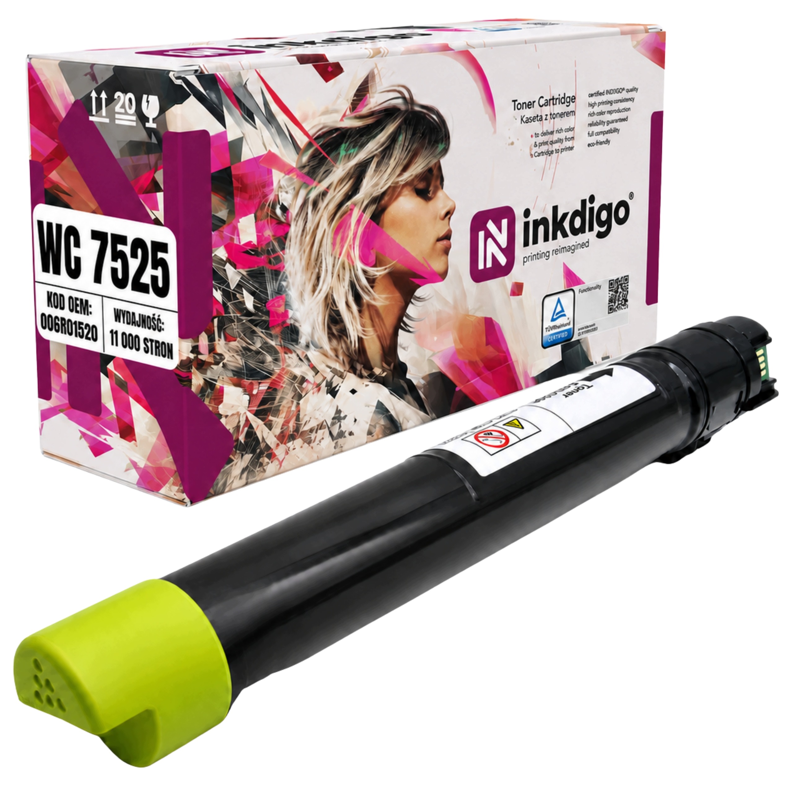 Toner Inkdigo Pro Xerox 7525 Žlutý (yellow) 15K Stran 006R01520
