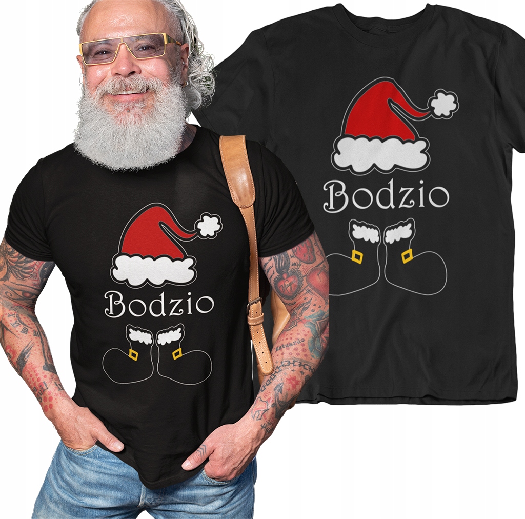 

Koszulka Mikołaj Tekst Pod Choinkę Ciacho Tshirt