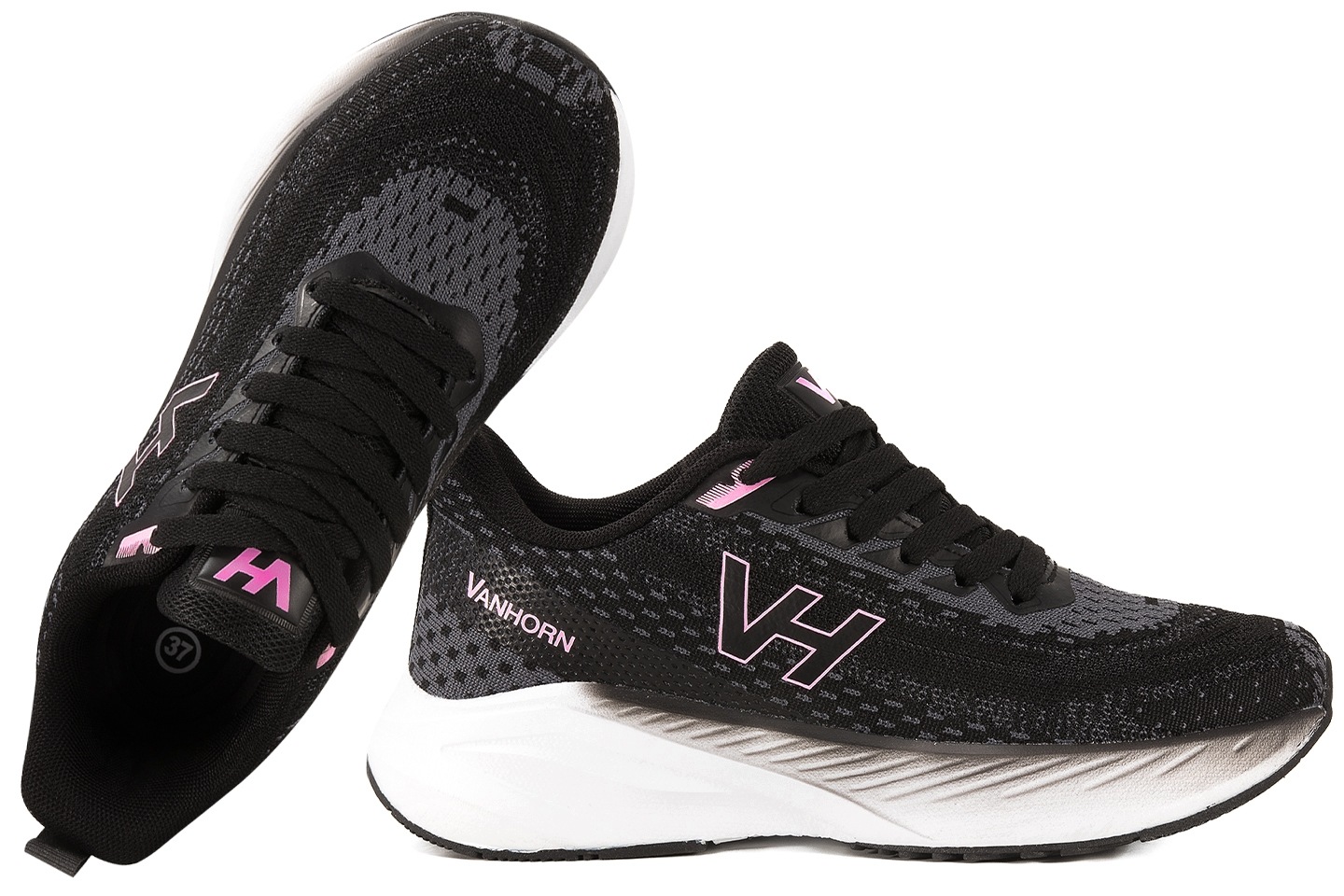 Vanhorn 26-27308BK1 Sportovní Tenisky Textilní Na Platformě 36