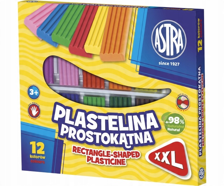 

Plastelina prostokątna Astra XXL
