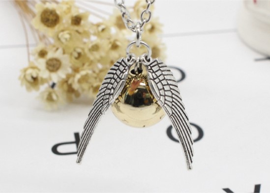 NASZYJNIK HARRY ZŁOTY ZNICZ KULA PREZENT ŁAŃCUSZEK EAN (GTIN) 5904172350848