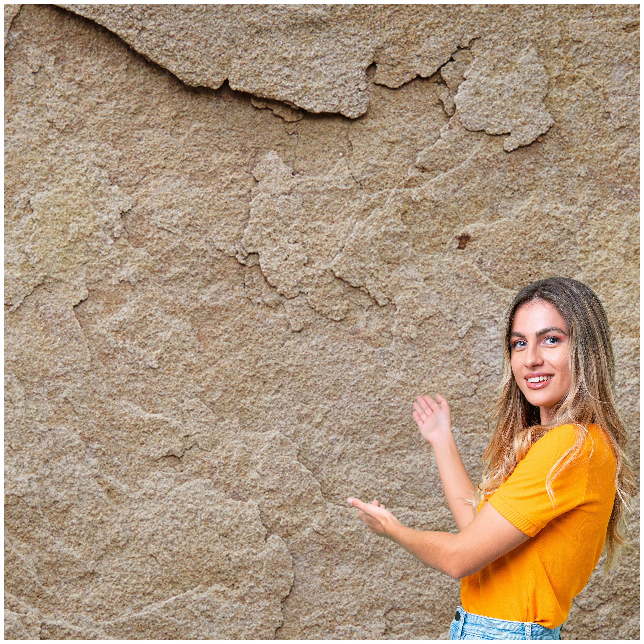 Fototapeta 3D Pozadí Textura Zeď Skála 392x260 TLA41F