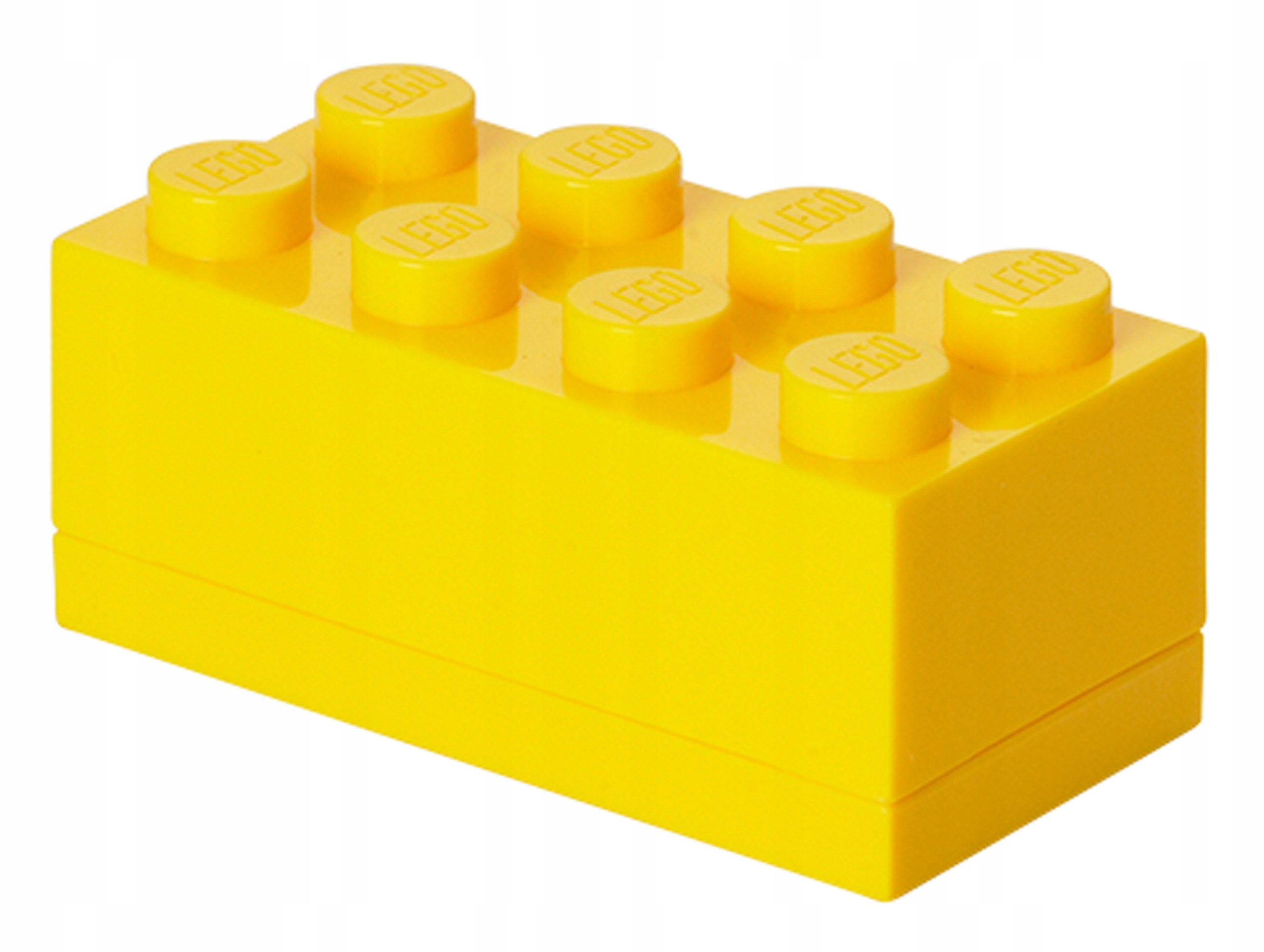 Lego pojemnik plastikowy Kształt Klocka Lego MiniBox Żółty 9 x 4,5 x 4,5
