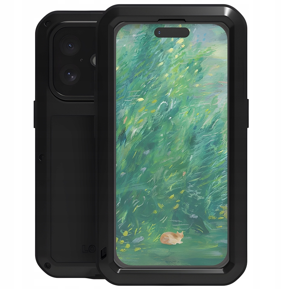 Pouzdro pro iPhone 16, Love Mei pouzdro se sklem, kryt s ochranou displeje