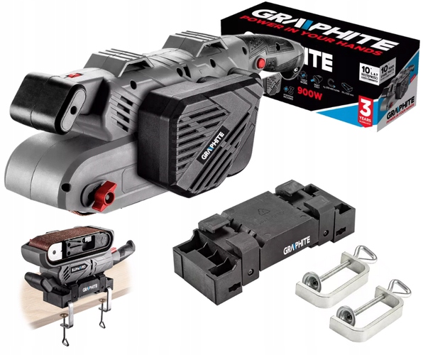 

Szlifierka Taśmowa Graphite 59G395 900W 230V