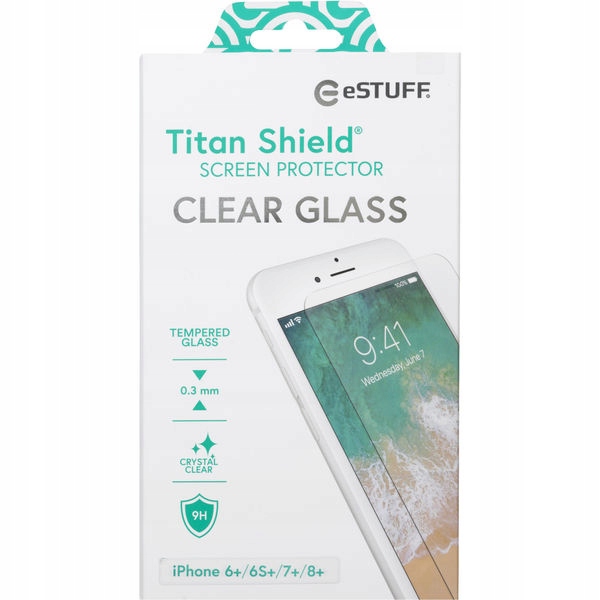 

eSTUFF Szklo ochronne do Apple iPhone 8+/7+/6S+/6+