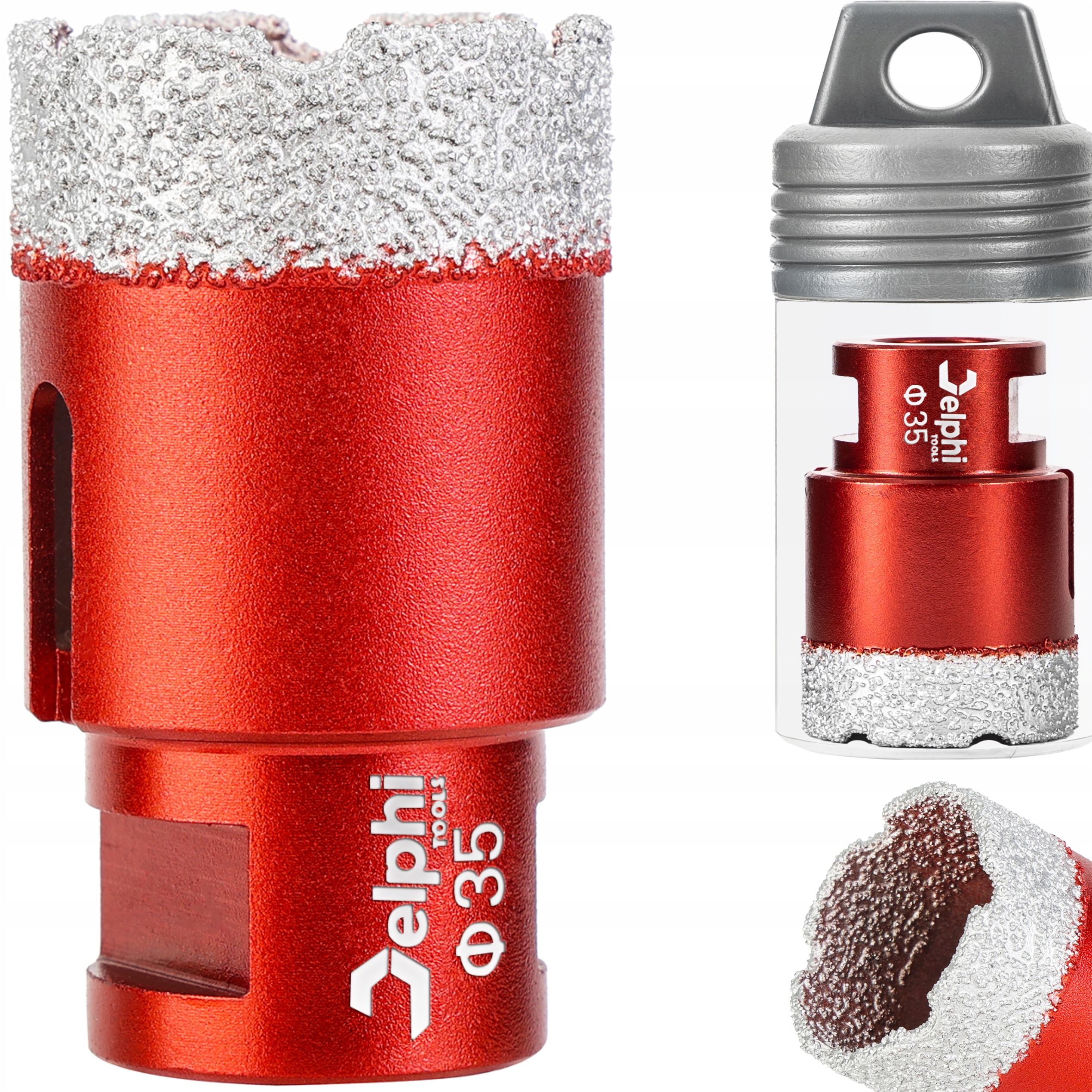 OTWORNICA DIAMENTOWA KORONKA DO GRESU M14 fi 35mm