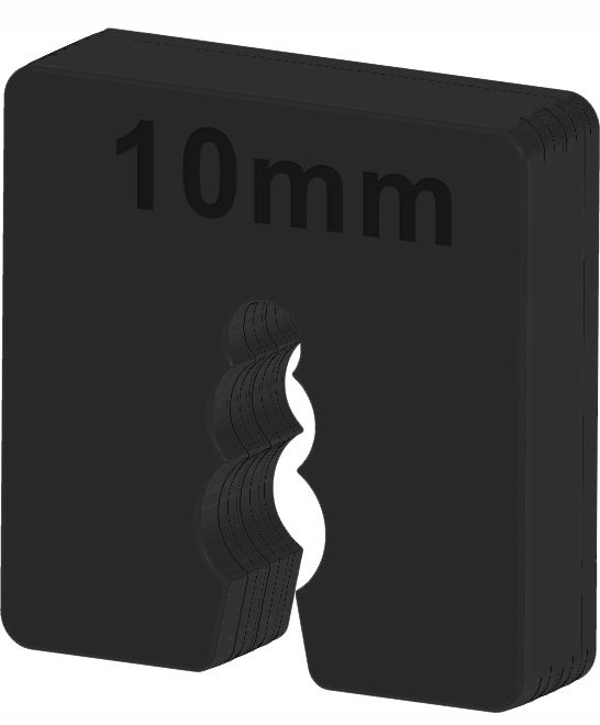 

Podkładki dystansowe montażowe 10mm 50szt kliny