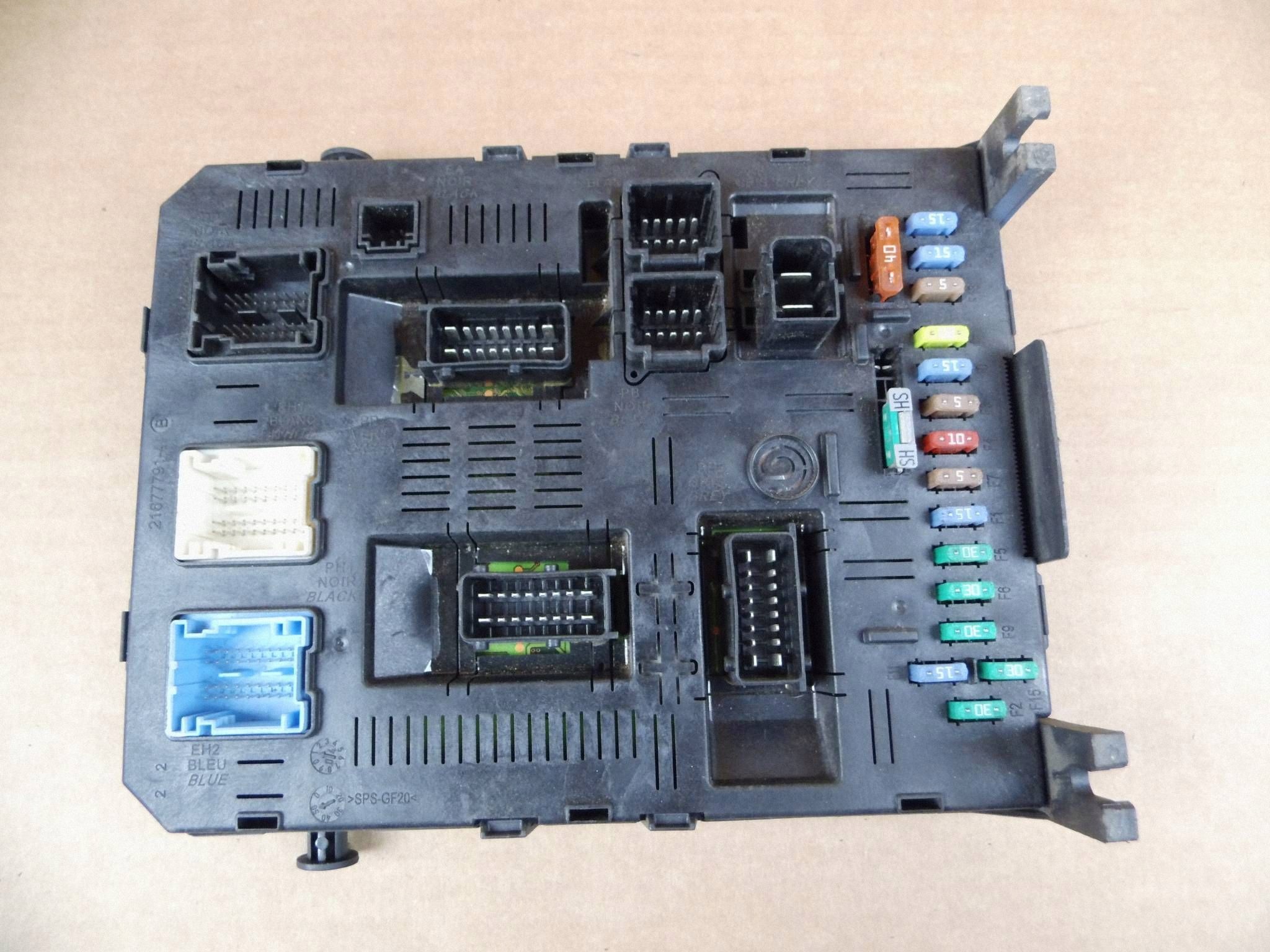 Citroen C4 and control unit module 9658158780
