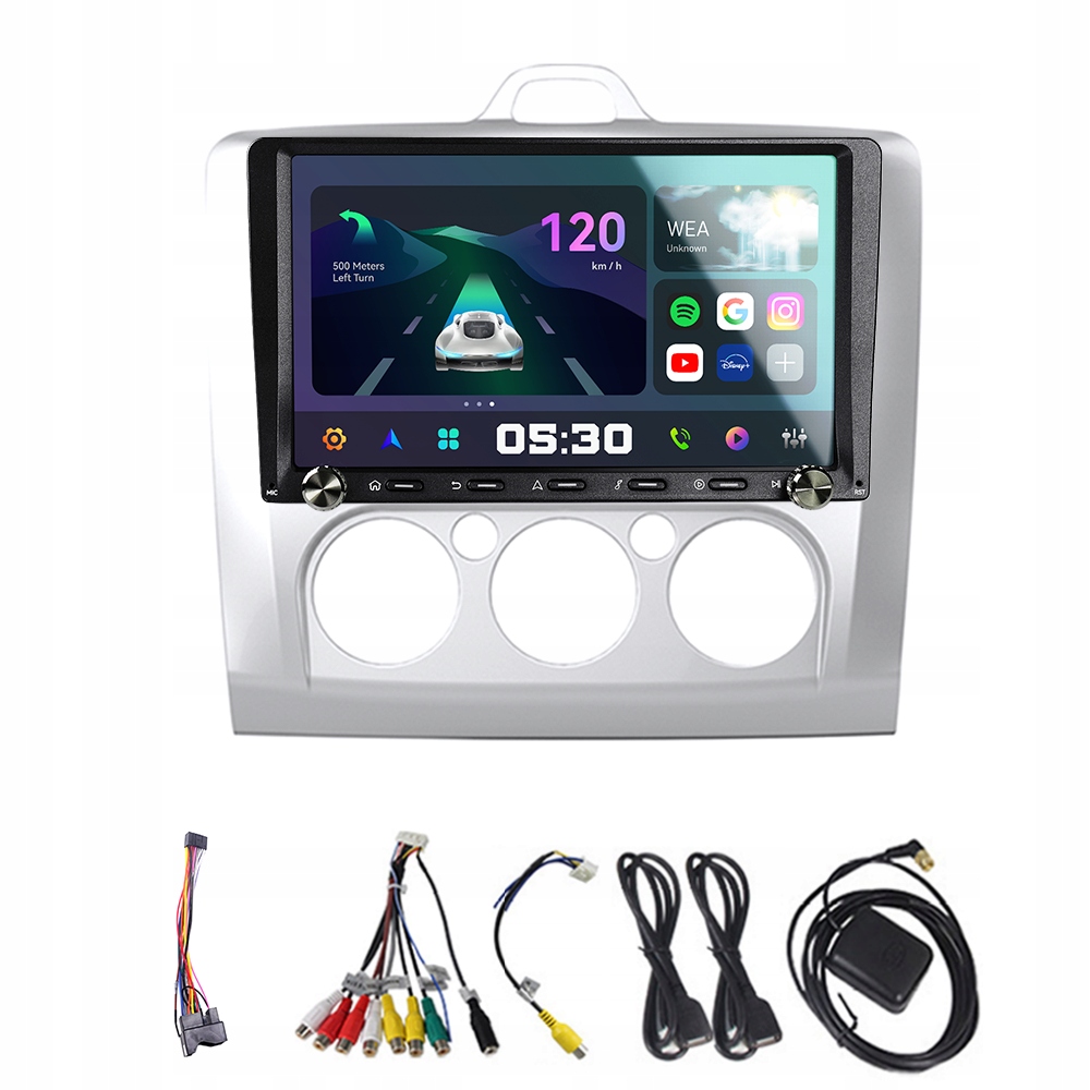 2Din Android 13 autorádio pre Ford Focus 2 3 Mk2/Mk3 2004-2011 2G 32G Rds