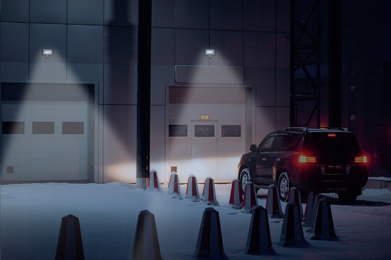 HALOGEN NAŚWIETLACZ LED OSOBNYM PANELEM SŁONECZNYM LAMPA CZUJNIK RUCHU IP65 Marka Decorya