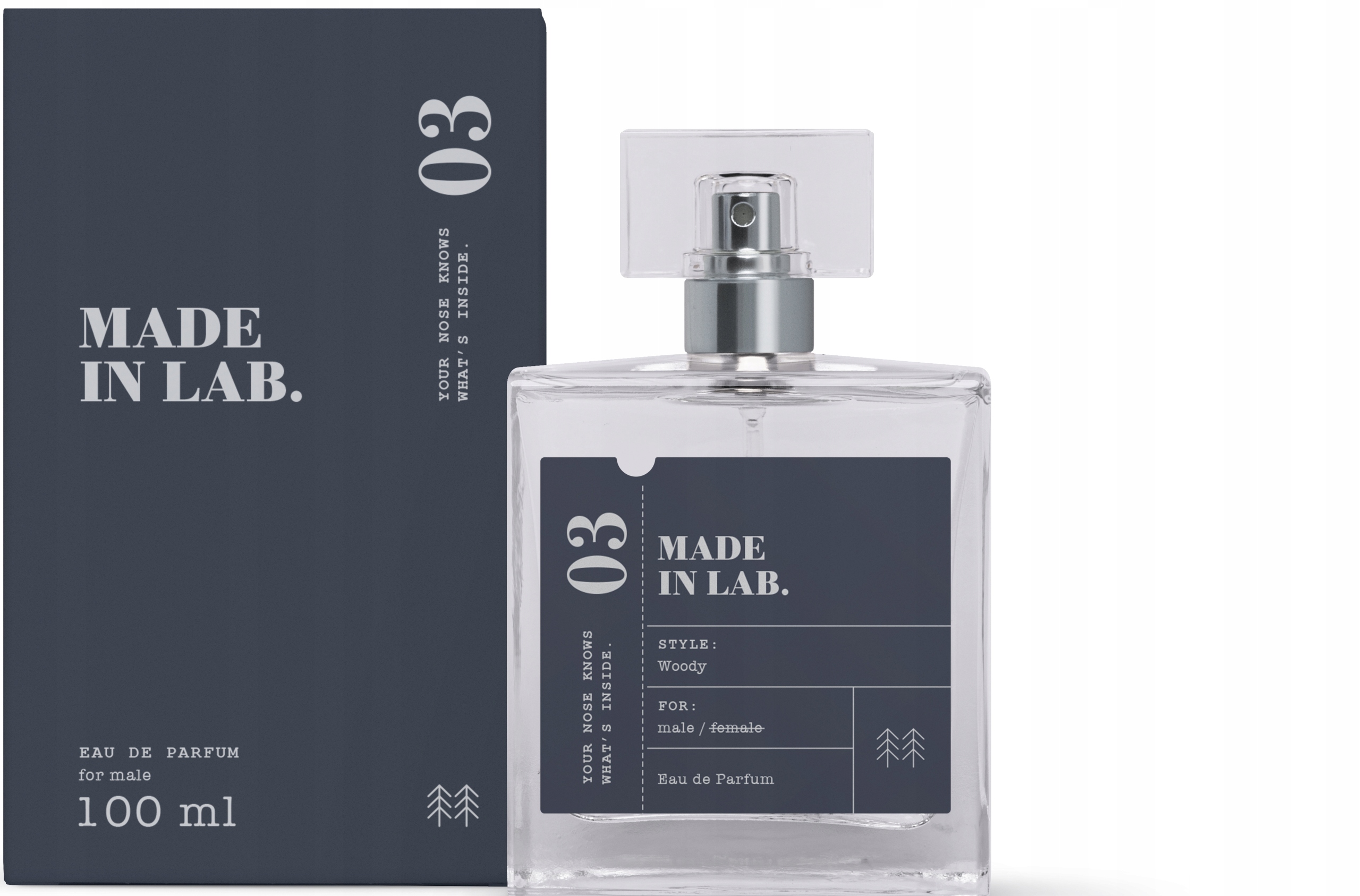 MADE IN LAB woda perfumowana 03 męska bez kartonika MEN 100ml