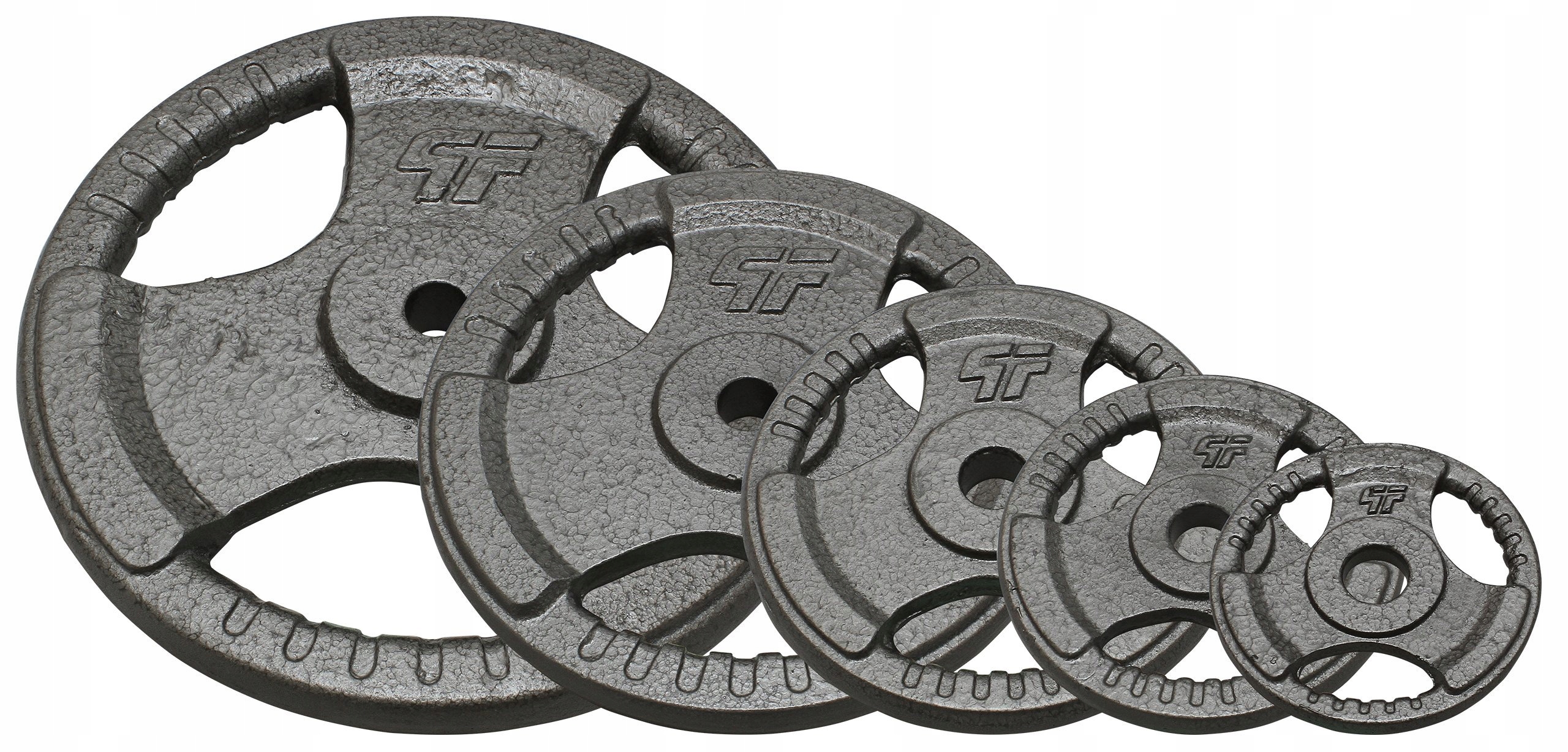 PLATINUM FITNESS ZESTAW OBCIĄŻENIA 10KG ŻELIWNE KIEROWNICA HAMMERTONE Marka Platinum Fitness