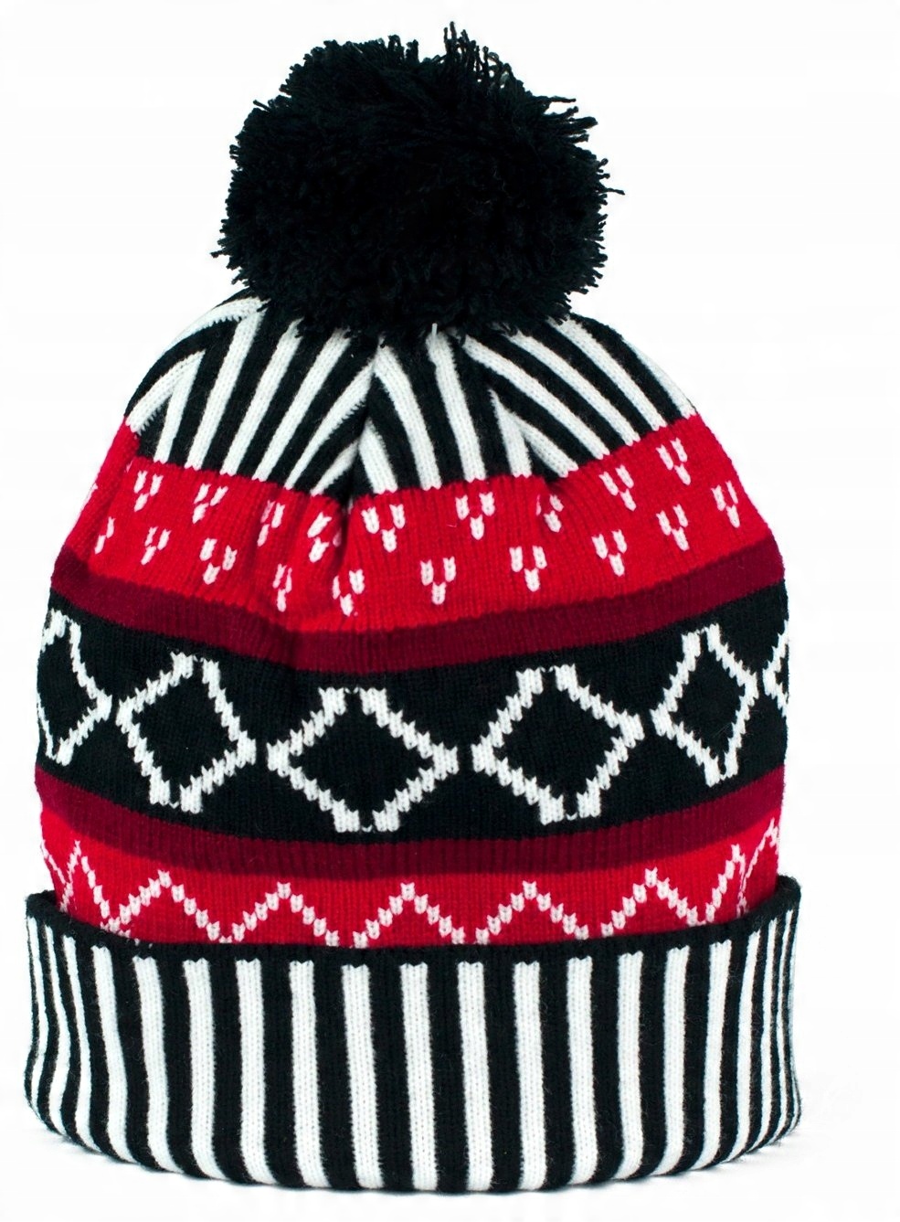 

Szaleo zimowa Czapka różne kolory Pompon cz14307-3