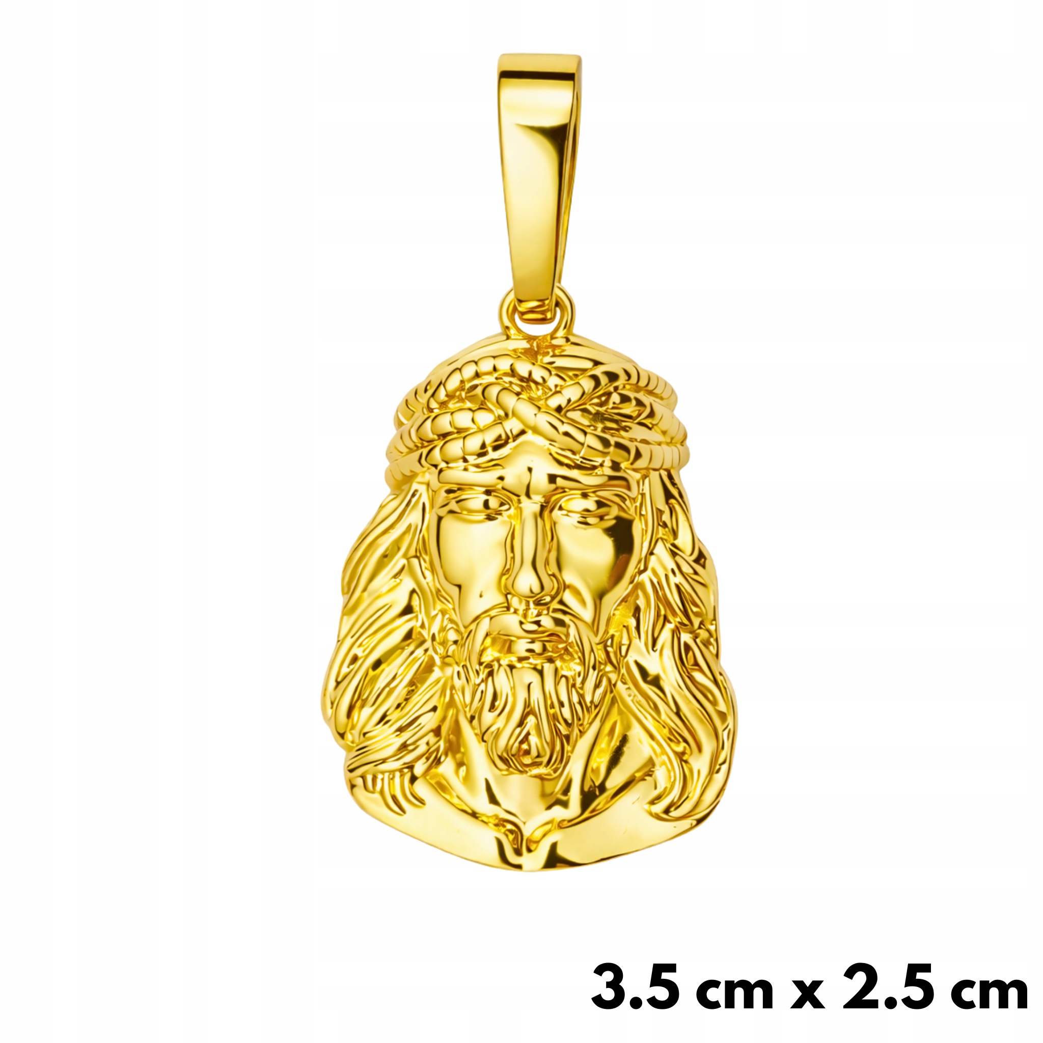 Přívěsek Jesus Thorn Zlatá Pozlacená Ocel Pánská Metini Dárek