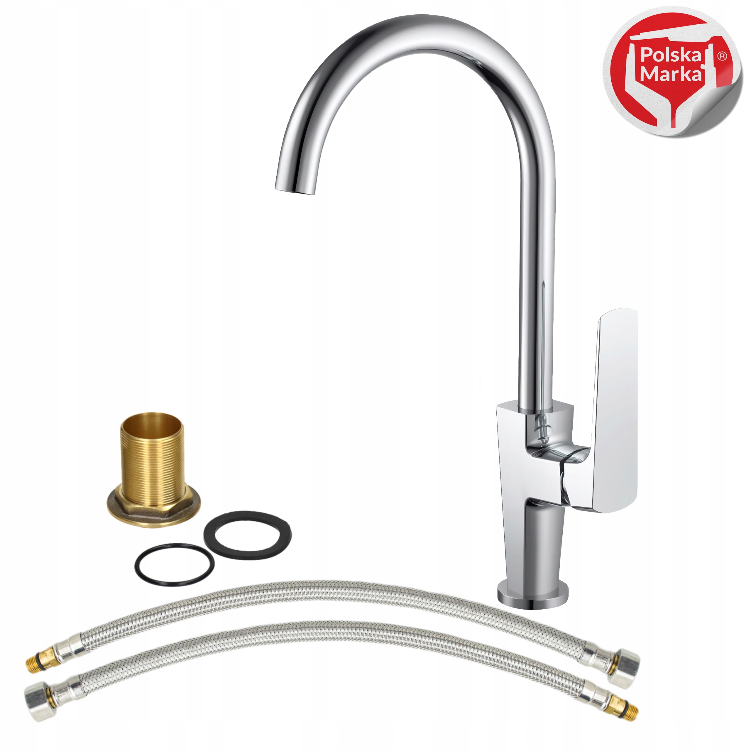 Kuchynská batéria do umývadla a kuchynského drezu Vysoká, vodotesná