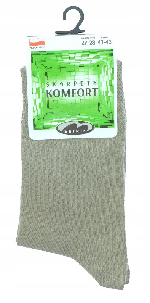 

Skarpety Męskie Komfort Garniturowe beżowy 41/43