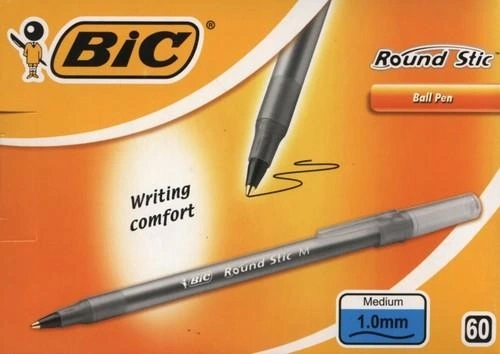 BIC ROUND STIC CLASSIC DŁUGOPIS CZARNY x 60 Rodzaj długopis
