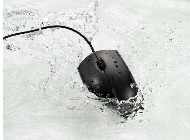 Mysz przewodowa Kensington Pro Fit zmywalna optyczna czarna Rozdzielczość myszy 1600 dpi