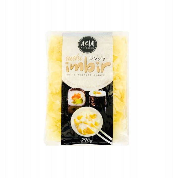 

Imbir marynowany biały 240g do sushi Ak