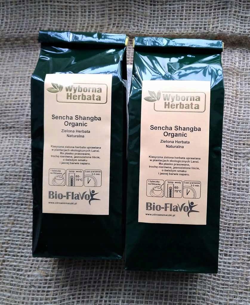 Herbata Zielona Sencha Shangba 125g Bio-flavo