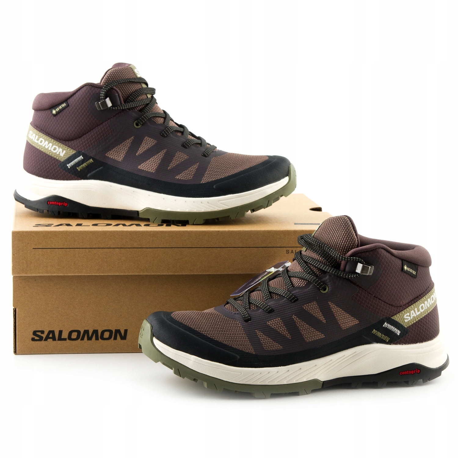 Dámské trekové boty MID sportovní Salomon Gore Tex pohodlné vel. 38 2/3