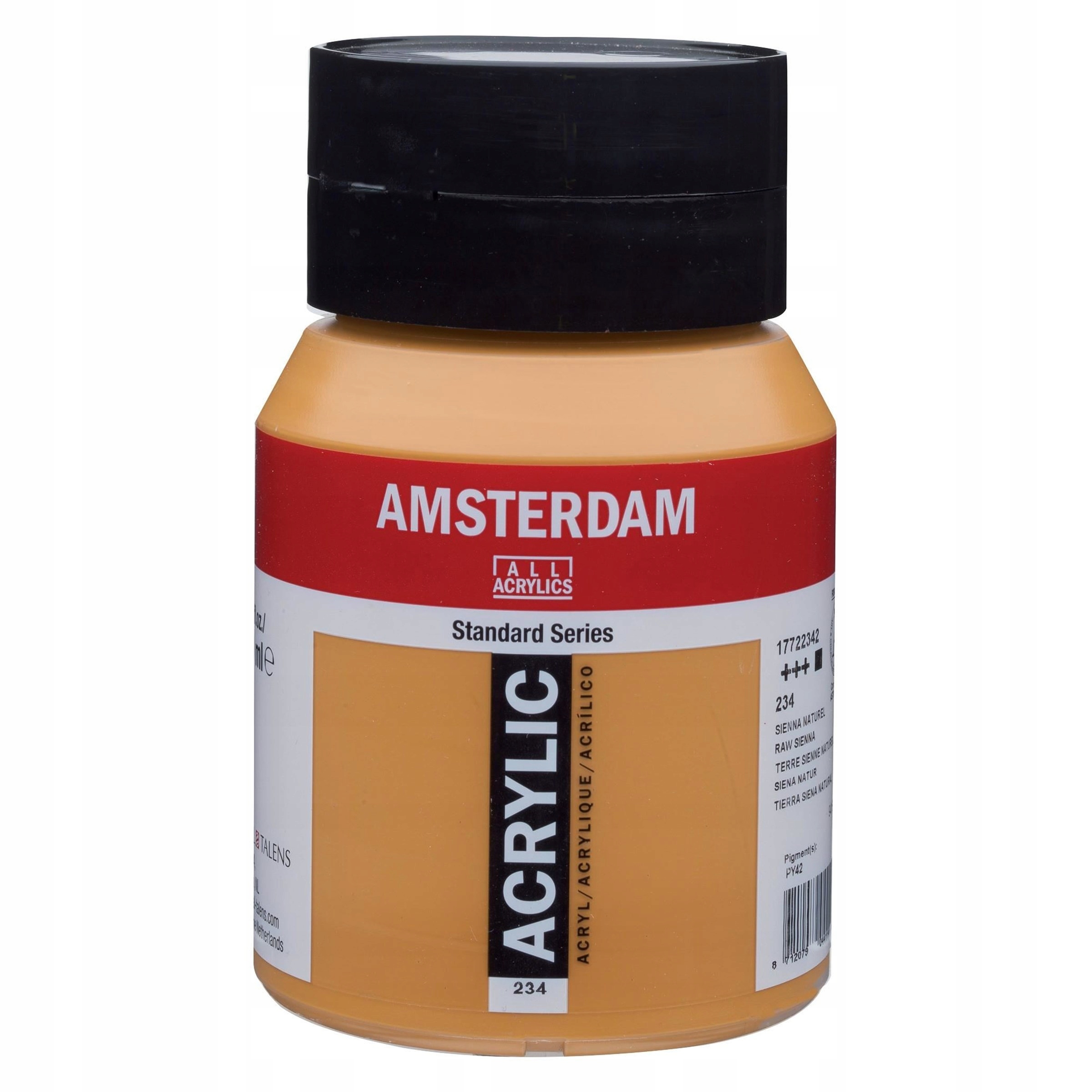 Barva akrylová Amsterdam Raw Sienna, 500 ml