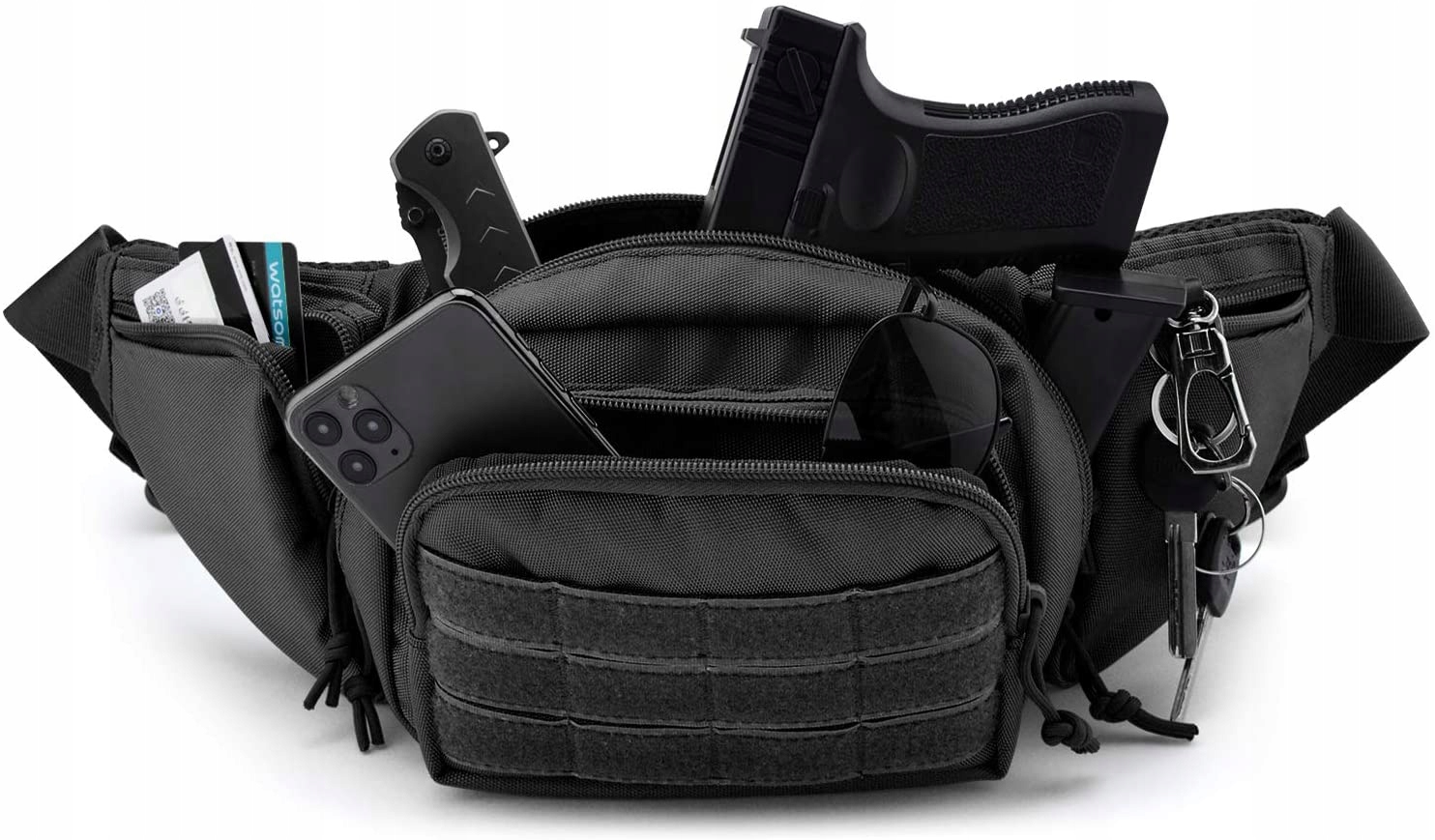 NERKA saszetka TAKTYCZNA WOJSKOWA torba 2l (I182) Model I182 czarny