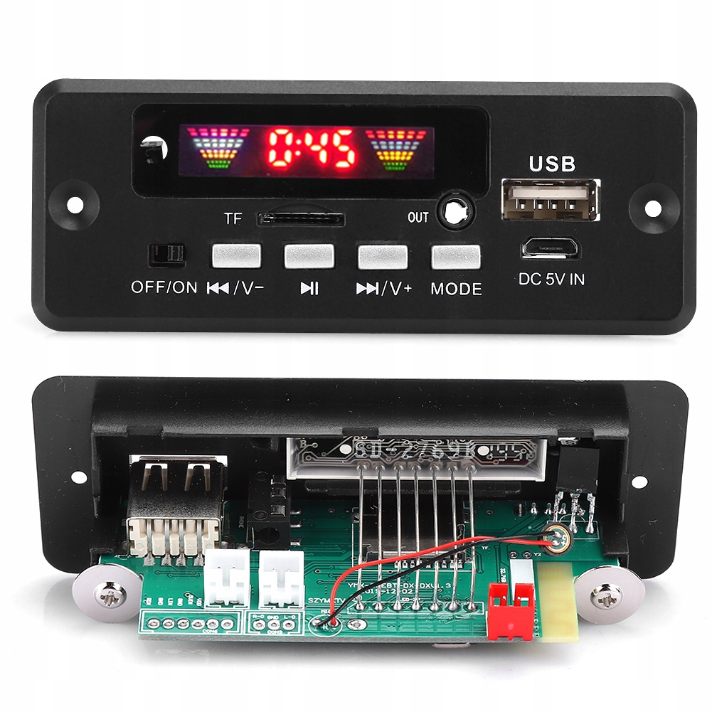 Moduł płytki dekodera audio MP3 Bluetooth 5.0 z akcesorium do RB