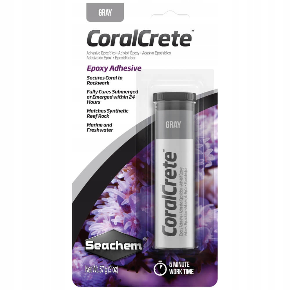 Levně Seachem CoralCrete Purple 57g Lepidlo Na Korále