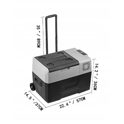 LODÓWKA TURYSTYCZNA KOMPRESOROWA SPRĘŻARKOWA 30L Pojemność 30 l